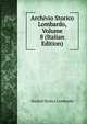 Archivio Storico Lombardo, Volume 8 (Italian Edition), Societa storica lombarda 