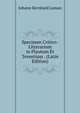 Specimen Critico-Litterarium in Plautum Et Terentium . (Latin Edition), Johann Bernhard Loman 