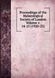 Proceedings of the Malacological Society of London Volume v. 14-15 (1920-23), 