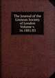 The Journal of the Linnean Society of London Volume v. 16 1881/83, 