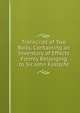 Transcript of Two Rolls, Containing an Inventory of Effects Formly Belonging to Sir John Fastolfe, 