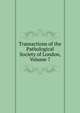 Transactions of the Pathological Society of London, Volume 7, 
