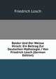 Balder Und Der Weisse Hirsch: Ein Beitrag Zur Deutschen Mythologie / Von Friedrich Losch (German Edition), Friedrich Losch 
