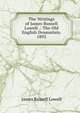 The Writings of James Russell Lowell .: The Old English Dramatists. 1892, Lowell, James Russell, 1819-1891 