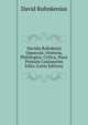 Davidis Ruhnkenii Opuscula: Oratoria, Philologica, Critica, Nunc Primum Coniunctim Edita (Latin Edition), David Ruhnkenius 