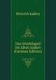 Das Wurfelspiel Im Alten Indien (German Edition), Heinrich Luders 