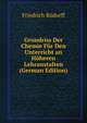Grundriss Der Chemie Fur Den Unterricht an Hoheren Lehranstalten (German Edition), Friedrich Rudorff 