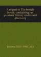 A sequel to The female Jesuit; containing her previous history and recent discovery, Jemima 1813-1906 Luke 