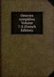 Oeuvres completes Volume 7-8 (French Edition), 