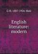 English literature: modern, G H. 1887-1926 Mair 