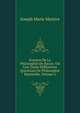 Examen De La Philosophie De Bacon: O? L'on Traite Diff?rentes Questions De Philosophie Rationelle, Volume 2, Joseph Marie Maistre 