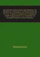 Recueil Des Instructions Que Madame De Maintenon a Donn?es Aux Demoiselles De St. Cyr: D'apr?s Un Manuscrit Original Et In?dit Appartenant ? La Comtesse De Gramont D'aster (French Edition), Maintenon 