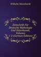 Zeitschrift Fur Deutsche Mythologie Und Sittenkunde, Volumes 1-2 (German Edition), Wilhelm Mannhardt 