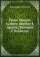 Prose Minori, Lettere Inedite E Sparse, Pensieri E Sentenze, Alessandro Manzoni 