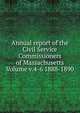 Annual report of the Civil Service Commissioners of Massachusetts Volume v.4-6 1888-1890, 