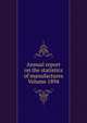 Annual report on the statistics of manufactures Volume 1894, 