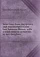 Selections from the letters and manuscripts of the late Susanna Mason: with a brief memoir of her life by her daughter, Susanna Hopkins Mason 