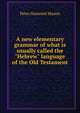 A new elementary grammar of what is usually called the "Hebrew" language of the Old Testament, Peter Hamnett Mason 