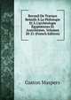 Recueil De Travaux Relatifs ? La Philologie Et ? L'arch?ologie ?gyptiennes Et Assyriennes, Volumes 20-21 (French Edition), Maspero, G. (Gaston), 1846-1916 