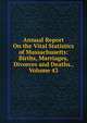 Annual Report On the Vital Statistics of Massachusetts: Births, Marriages, Divorces and Deaths., Volume 43, 