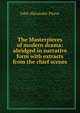 The Masterpieces of modern drama: abridged in narrative form with extracts from the chief scenes, John Alexander Pierce 