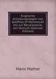 Englische Grundungssagen von Geoffrey of Monmouth bis zur Renaissance; ein Versuch (German Edition), Hans Matter 