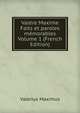 Valere Maxime Faits et paroles memorables Volume 1 (French Edition), Valerius Maximus 