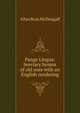 Pange Lingua: breviary hymns of old uses with an English rendering, Allan Ross McDougall 