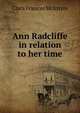 Ann Radcliffe in relation to her time, Clara Frances McIntyre 