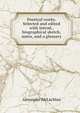 Poetical works. Selected and edited with introd., biographical sketch, notes, and a glossary, Alexander McLachlan 