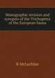 Monographic revision and synopsis of the Trichoptera of the European fauna, R McLachlan 