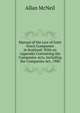 Manual of the Law of Joint Stock Companies in Scotland: With an Appendix Containing the Companies Acts, Including the Companies Act, 1900, Allan McNeil 