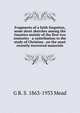 Fragments of a faith forgotten, some short sketches among the Gnostics mainly of the first two centuries - a contribution to the study of Christian . on the most recently recovered materials, G R. S. 1863-1933 Mead 