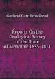Reports On the Geological Survey of the State of Missouri: 1855-1871, Garland Carr Broadhead 