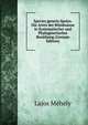 Species generis Spalax. Die Arten der Blindmause in Systematischer und Phylogenetischer Beziehung (German Edition), Lajos Mehely 