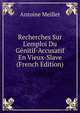 Recherches Sur L'emploi Du G?nitif-Accusatif En Vieux-Slave (French Edition), Antoine Meillet 