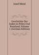 Geschichte Der Juden in Polen Und Russland, Volume 1 (German Edition), Josef Meisl 