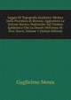 Saggio Di Topografia Statistico-Medica Della Provincia Di Brescia: Aggiuntevi Le Notizie Storico-Statistiche Sul Cholera Epidemico Che La Desol? Nell'anno M.Dccc.Xxxvi, Volume 1 (Italian Edition), Guglielmo Menis 