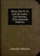 Obras Del M. Fr. Luis De Leon.: Las Poesias. 1816 (Spanish Edition), Antolin Merino 