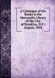 A Catalogue of the Books in the Mercantile Library of the City of Brooklyn, N.Y.: August, 1858, 
