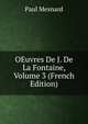 OEuvres De J. De La Fontaine, Volume 3 (French Edition), Paul Mesnard 