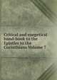 Critical and exegetical hand-book to the Epistles to the Corinthians Volume 7, 