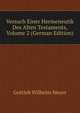 Versuch Einer Hermeneutik Des Alten Testaments, Volume 2 (German Edition), Gottlob Wilhelm Meyer 