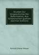 Studien Zur Vorgeschichte Der Reformation: Aus Schlesischen Quellen (German Edition), Arnold Oskar Meyer 