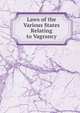 Laws of the Various States Relating to Vagrancy, 
