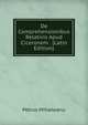 De Comprehensionibus Relativis Apud Ciceronem . (Latin Edition), Petrus Mihaileanu 