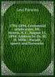 1794-1894, Centennial celebration, Mt. Morris, N.Y., August 15, 1894: Address by Dr. M.H. Mills : Parade, sports and fireworks ., Levi Parsons 