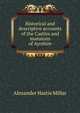 Historical and descriptive accounts of the Castles and mansions of Ayrshire, Alexander Hastie Millar 