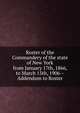 Roster of the Commandery of the state of New York from January 17th, 1866, to March 15th, 1906--Addendum to Roster, 