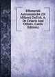 Effemeridi Astronomiche (Di Milano) Dall'ab. A. De Cesaris And Others. (Latin Edition), 